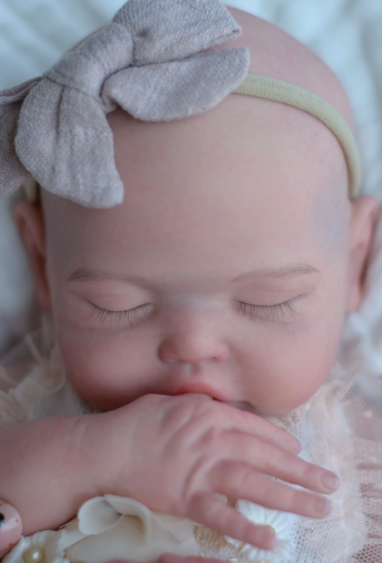 Baby Clara β 18-Inch Full Solid Silicone Reborn Girl Doll | Washable Lifelike Newborn with Open Mouth, Painted Skin & Pink Outfit πΆπ
