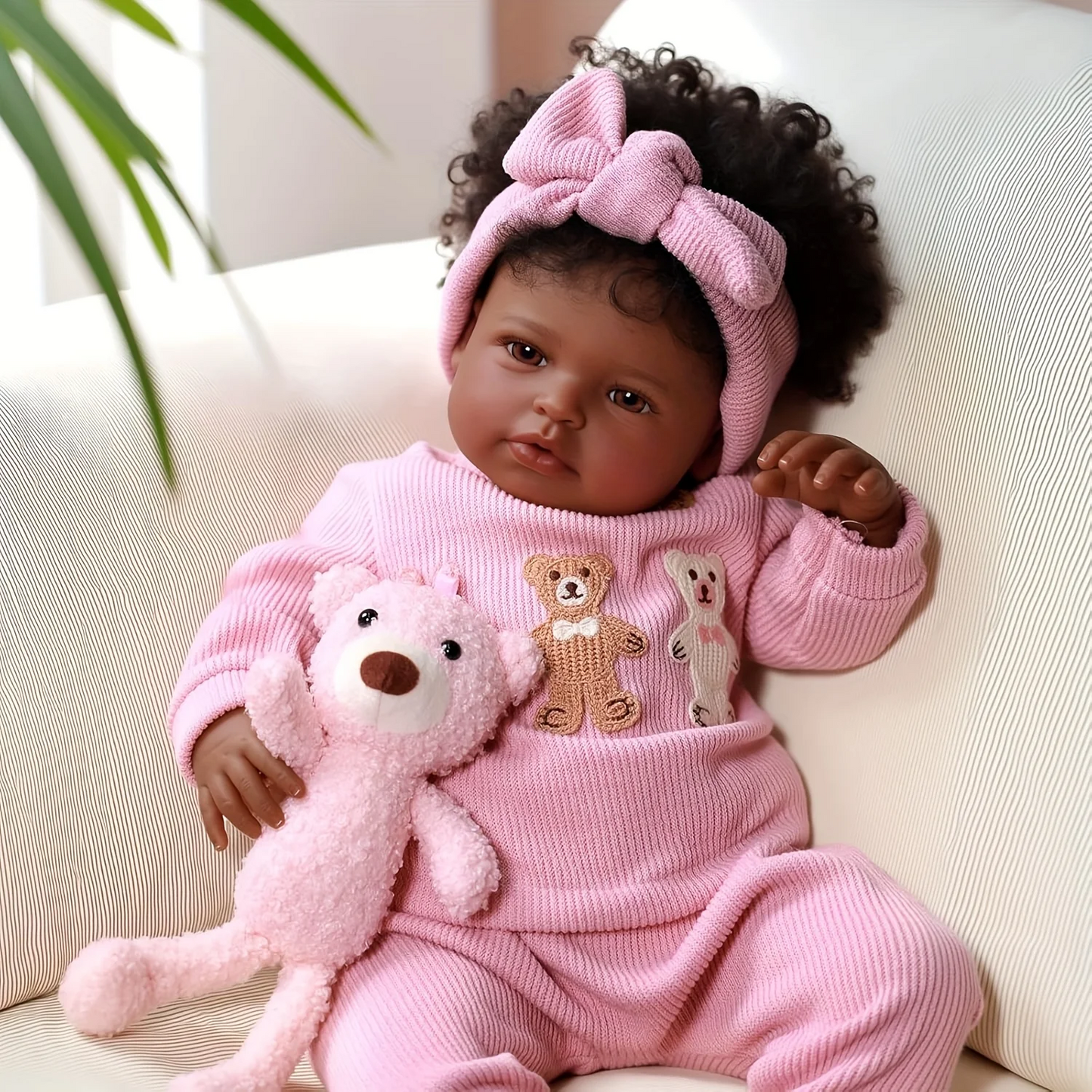 20” Baby Lila – Realistic Reborn Baby Girl Doll | Soft Vinyl & Cloth Body Newborn 👶✨