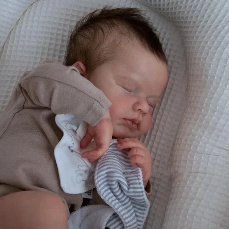 Baby Loulou Liam – 19” Full Body Silicone Vinyl Reborn Boy Doll 👶✨