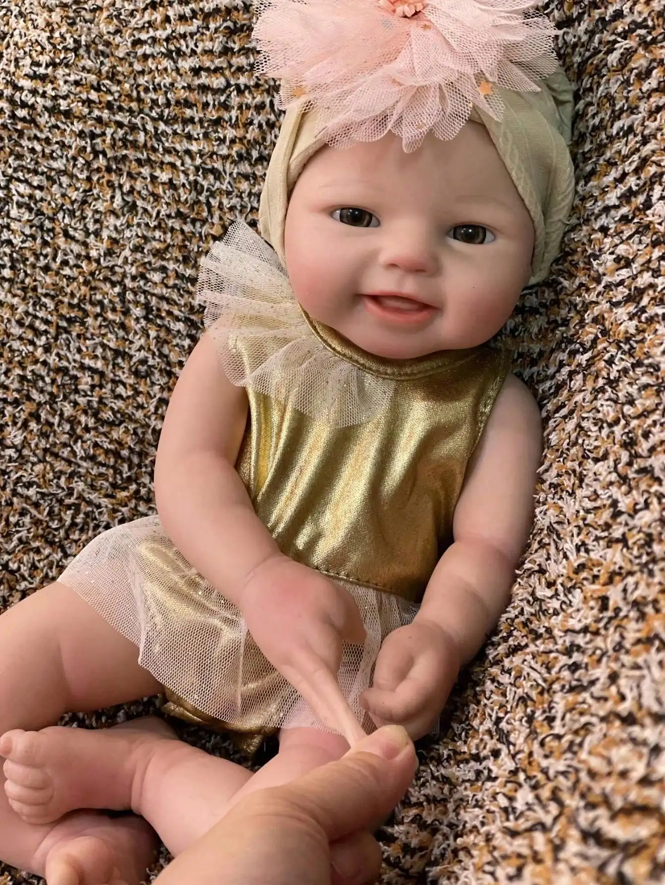 👶✨ 16" Vivienne Silicone Reborn Baby Girl Doll 💖