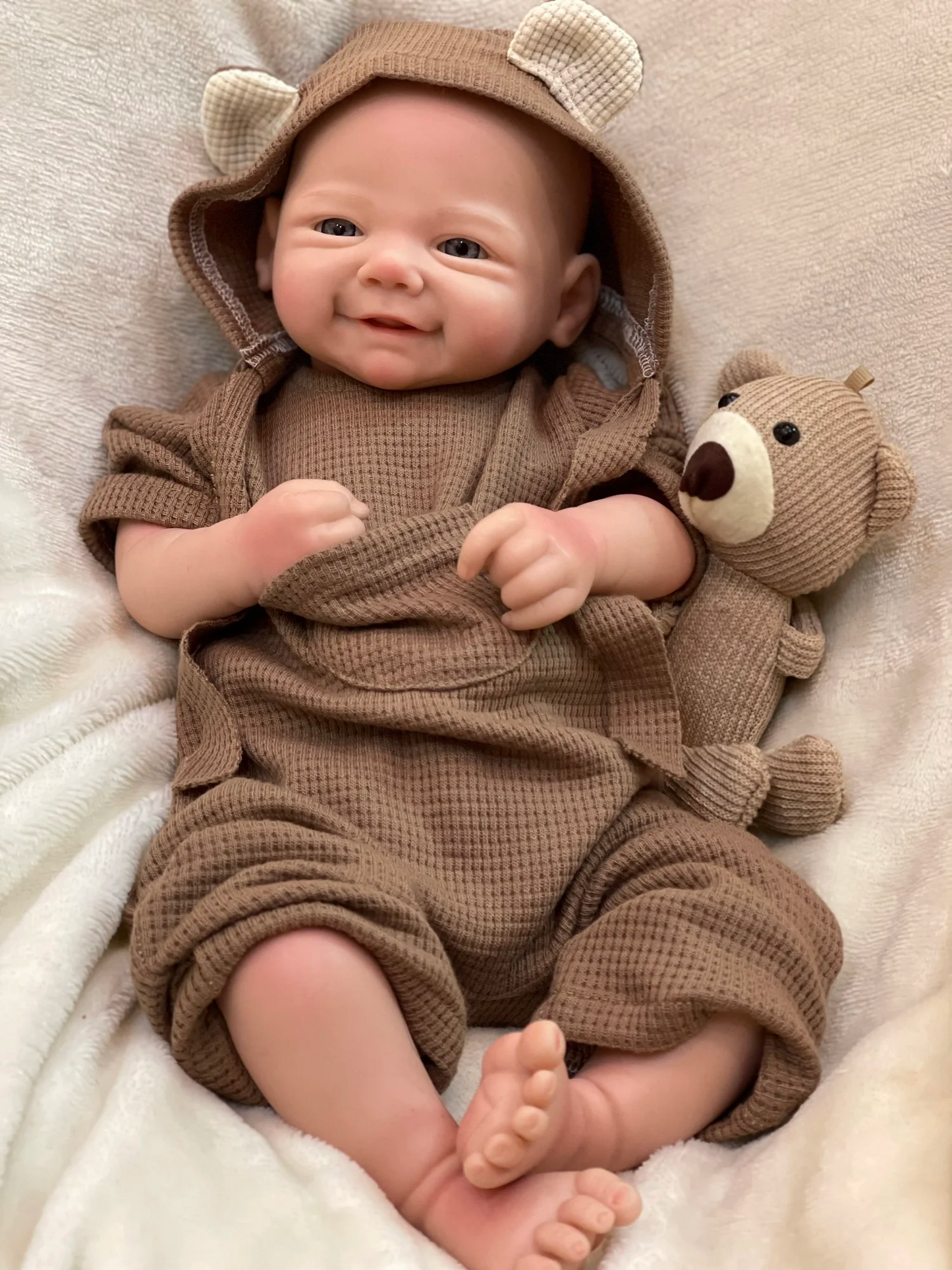 Reborn Baby Doll Vivienne β 42cm Full Body Silicone Lifelike Newborn Girl πΆπ