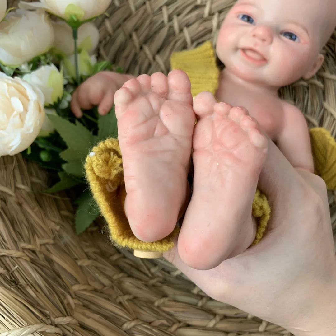 16-Inch Full Body Silicone Reborn Baby Doll β Realistic Lifelike Girl & Boy | Open Mouth, Washable, Soft Touch Handmade Newborn Doll πΆπ