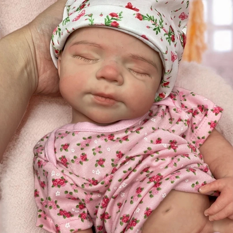 18β Baby Mila β Open Mouth Full Body Silicone Reborn Girl | Washable Realistic Newborn with 3D Painted Skin & Soft Solid Touch πΆβ¨