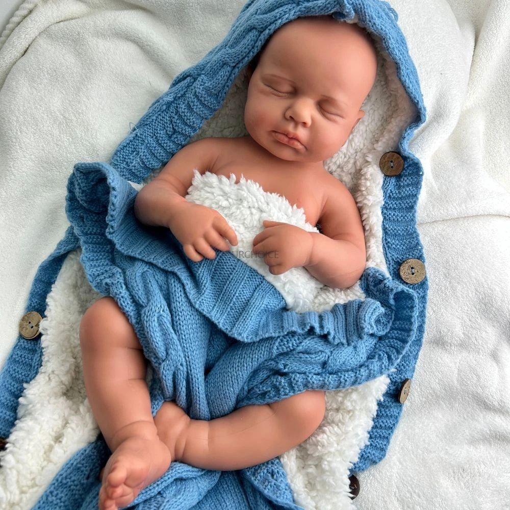 20β Baby Elodie β Full Body Silicone Reborn Girl | Hand-Painted Realistic Newborn with 3D Skin & Visible Veins, Bath Safe & Weighted for True-to-Life Feel πΆπ
