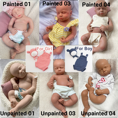 Baby Loulou – 20-Inch Full Body Silicone Reborn Girl Doll | 1:1 Realistic Washable Newborn with Painted Skin &amp; Soft Touch 👶✨
