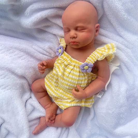 Baby Loulou – 20-Inch Full Body Silicone Reborn Girl Doll | 1:1 Realistic Washable Newborn with Painted Skin &amp; Soft Touch 👶✨