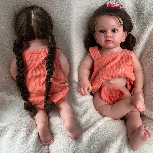 20-Inch Full Body Silicone Reborn Baby Doll – 50cm Micro Preemie Lifelike Realistic Newborn with Hand-Painted Skin | Comfort, Therapy &amp; Gift Doll 👶💖