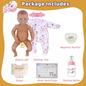20” Baby Amara – Sleeping Reborn Baby Girl Doll | Soft Vinyl &amp; Cloth Body, Realistic Hand-Painted Newborn with Accessories Gift Set 💖✨