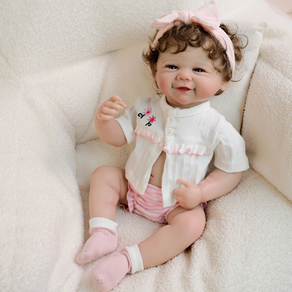 Reborn Baby Doll Vivienne – 19-Inch Realistic NPK Lifelike Vinyl Newborn with 3D Painted Skin &amp; Hand-Rooted Hair | Soft Cuddly Touch Doll Gift Set 👶✨ 