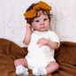Reborn Baby Doll Bettie – 45 cm Lifelike Realistic Sleeping Baby with 3D Painted Skin &amp; Blue Eyes | Soft Touch Silicone vinyl Newborn Gift Set 👶💙