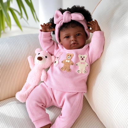 20” Baby Lila – Realistic Reborn Baby Girl Doll | Soft Vinyl & Cloth Body Newborn  👶✨