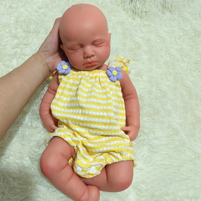 Baby Loulou – 20-Inch Full Body Silicone Reborn Girl Doll | 1:1 Realistic Washable Newborn with Painted Skin &amp; Soft Touch 👶✨