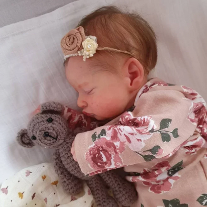 🌸 Baby Rosalie – 49cm Full Body Vinyl Reborn Girl Doll  👶✨
