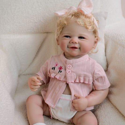 Reborn Baby Doll Vivienne – 19-Inch Realistic NPK Lifelike Vinyl Newborn with 3D Painted Skin &amp; Hand-Rooted Hair | Soft Cuddly Touch Doll Gift Set 👶✨ 