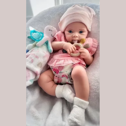 18” Baby Isla – Full Body Silicone Doll Reborn Girl  👶💖